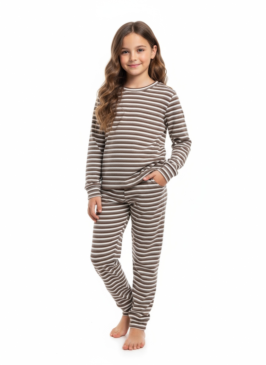 NIÑA - PIJAMA MANGA LARGA - Reset Loungewear