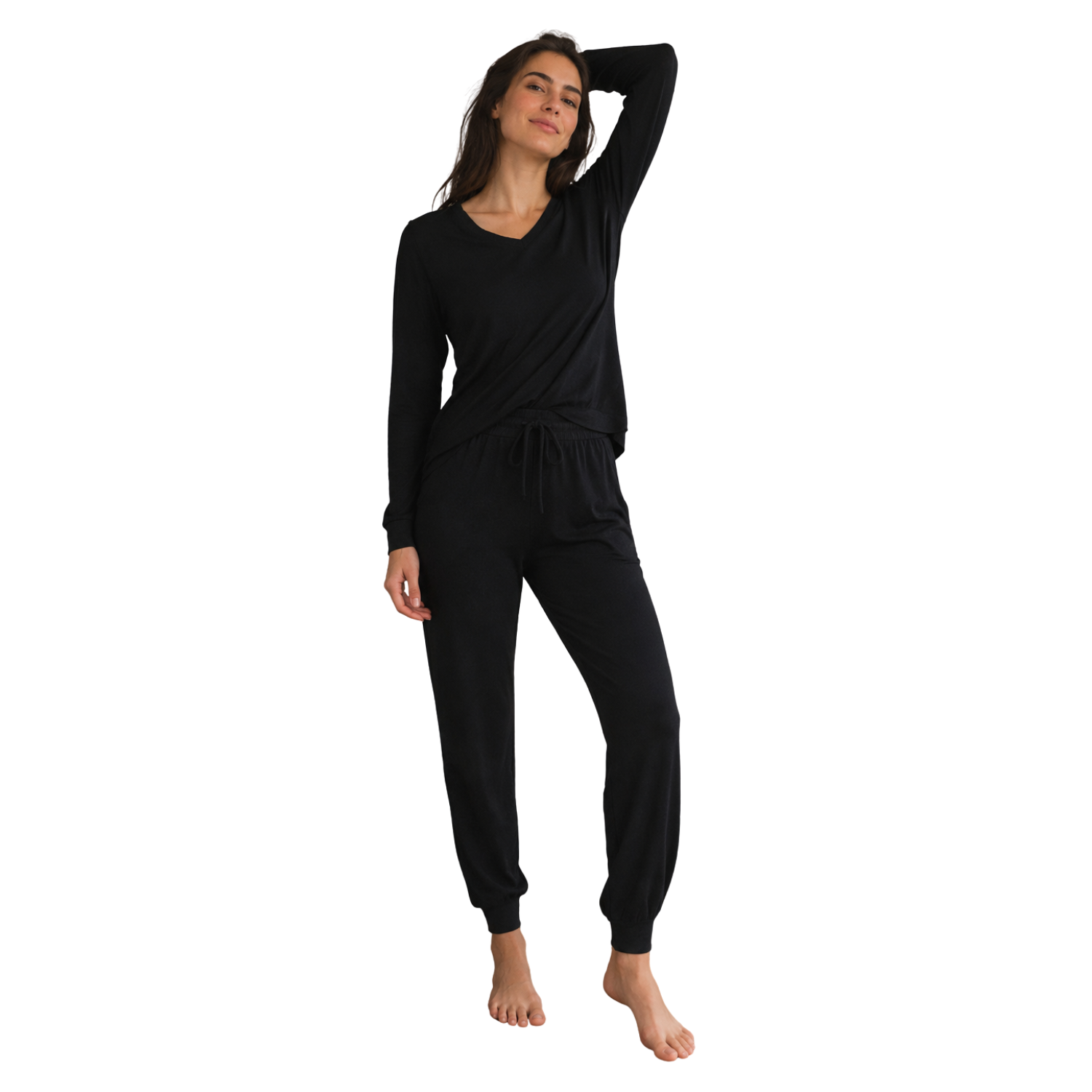 All Black Women Manga Larga