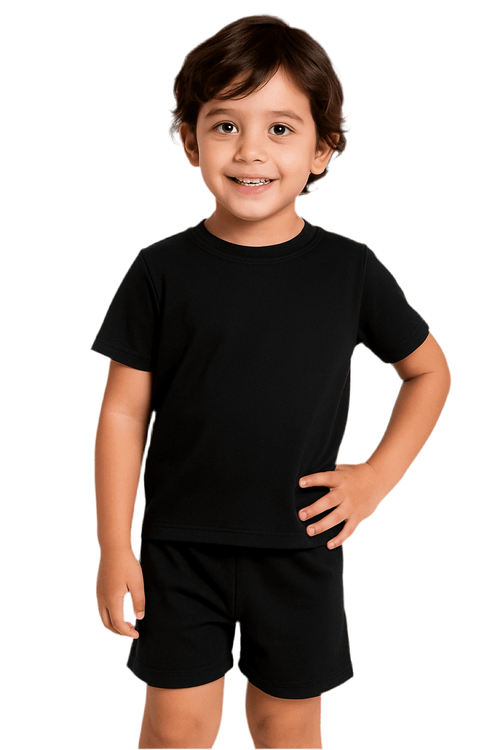 3 Piece Set Kids Charcoal - Reset Loungewear