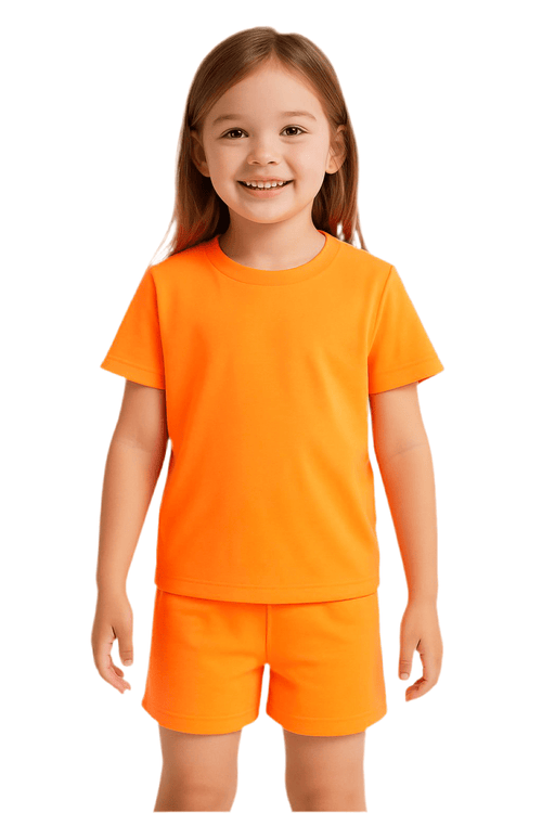 3 piece Set Kids Tangerine - Reset Loungewear