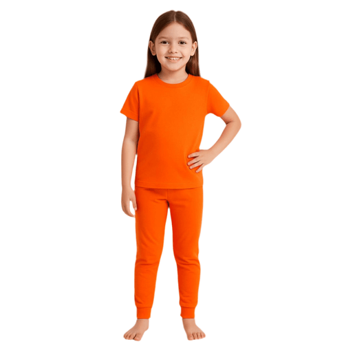 3 piece Set Kids Tangerine - Reset Loungewear