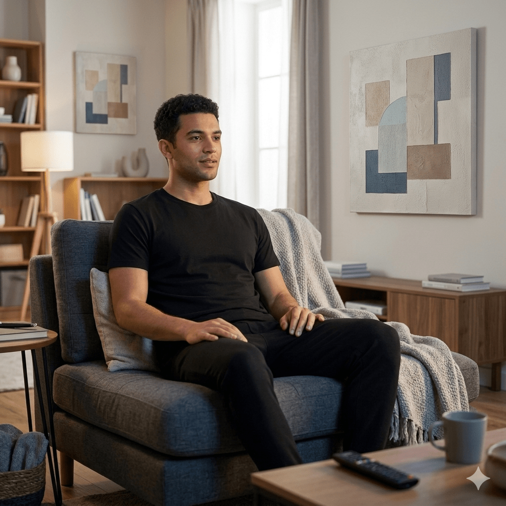 All Black Men Manga Corta Pantalón Cerrado - Reset Loungewear