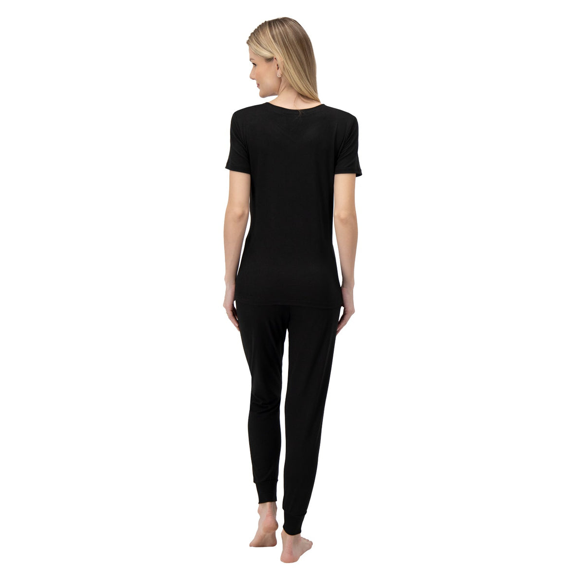 All Black Women Manga Corta - Reset Loungewear