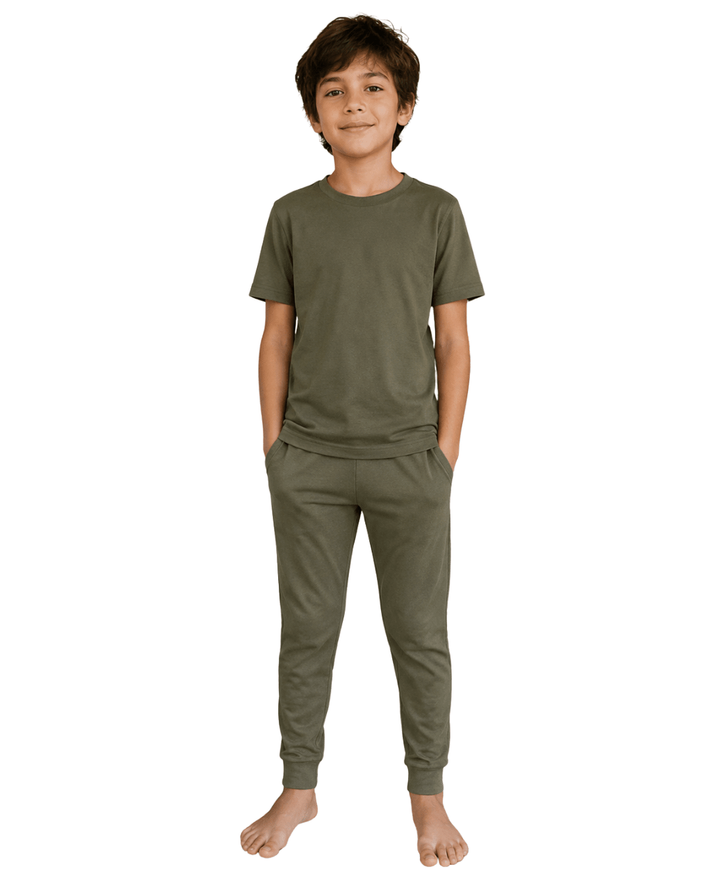 All Olive Boys Manga Corta - Reset Loungewear