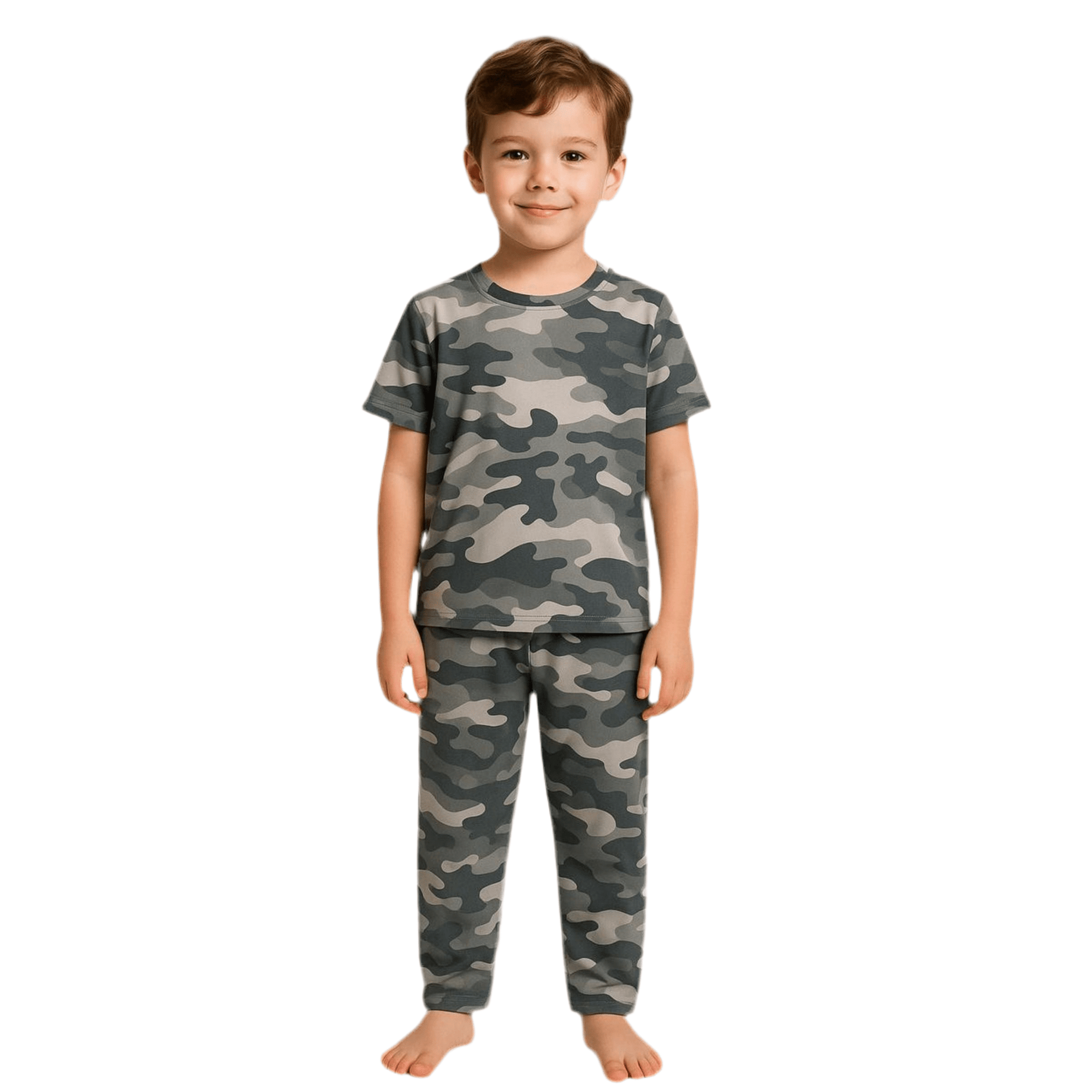 Army Gray Kids - Reset Loungewear
