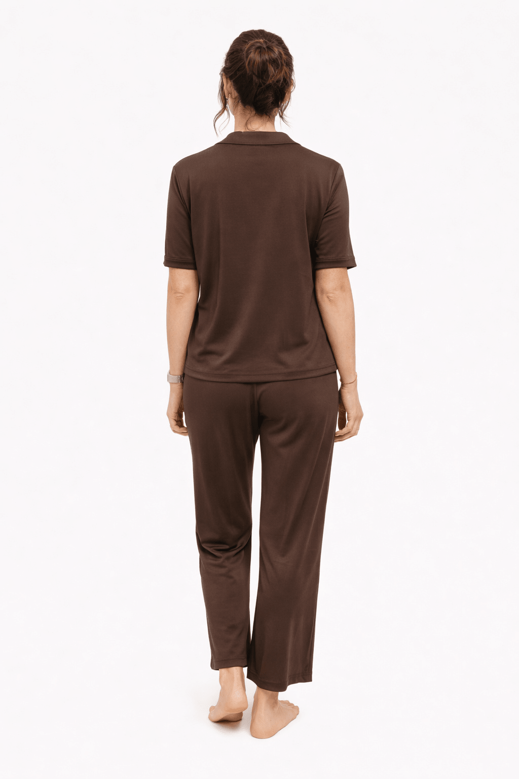 Cacao Button Set For Her - Reset Loungewear