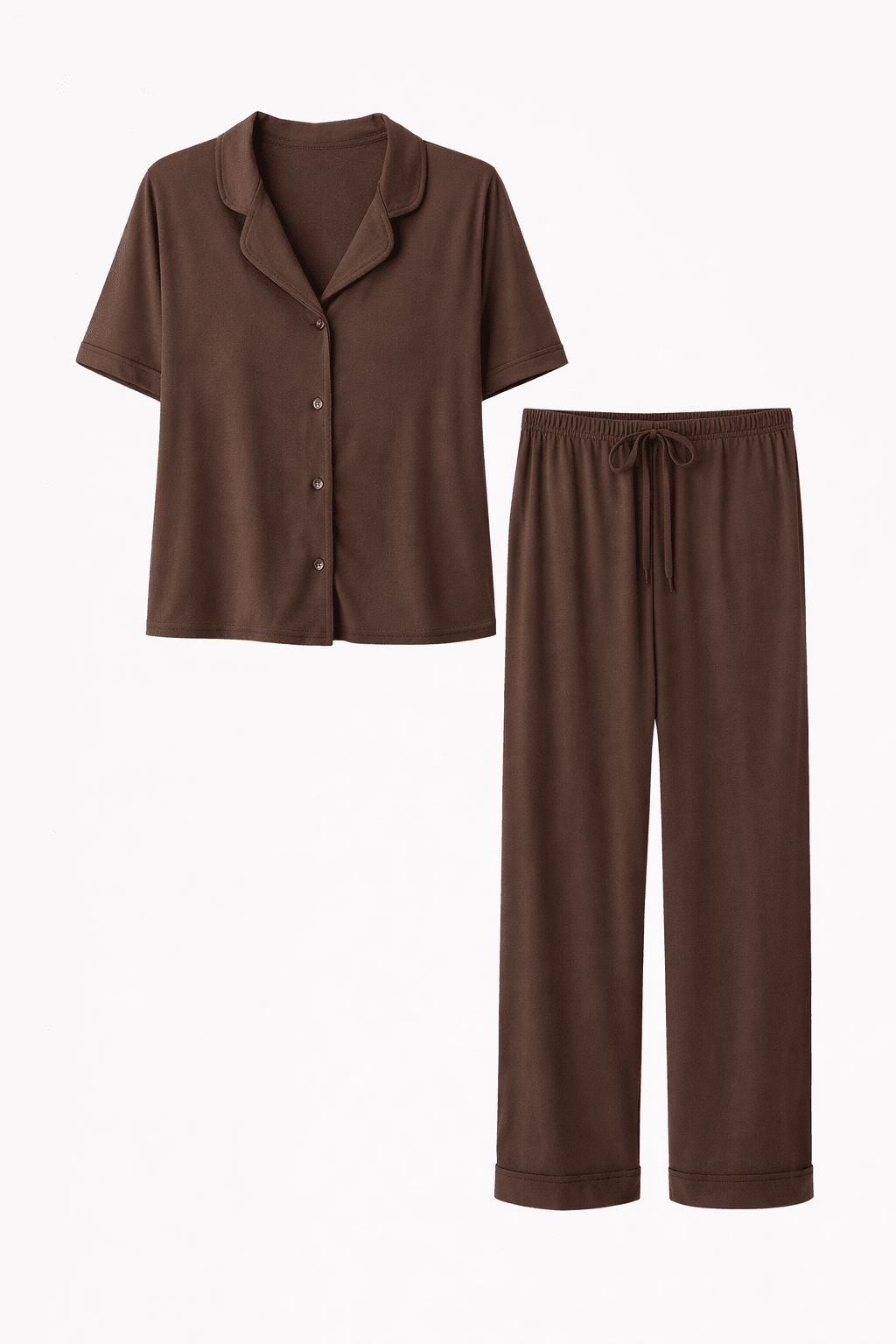 Cacao Button Set For Her - Reset Loungewear