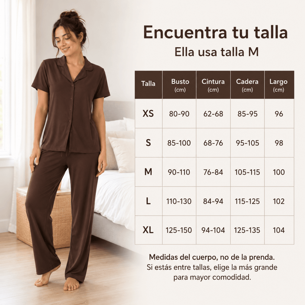 Cacao Button Set For Her - Reset Loungewear