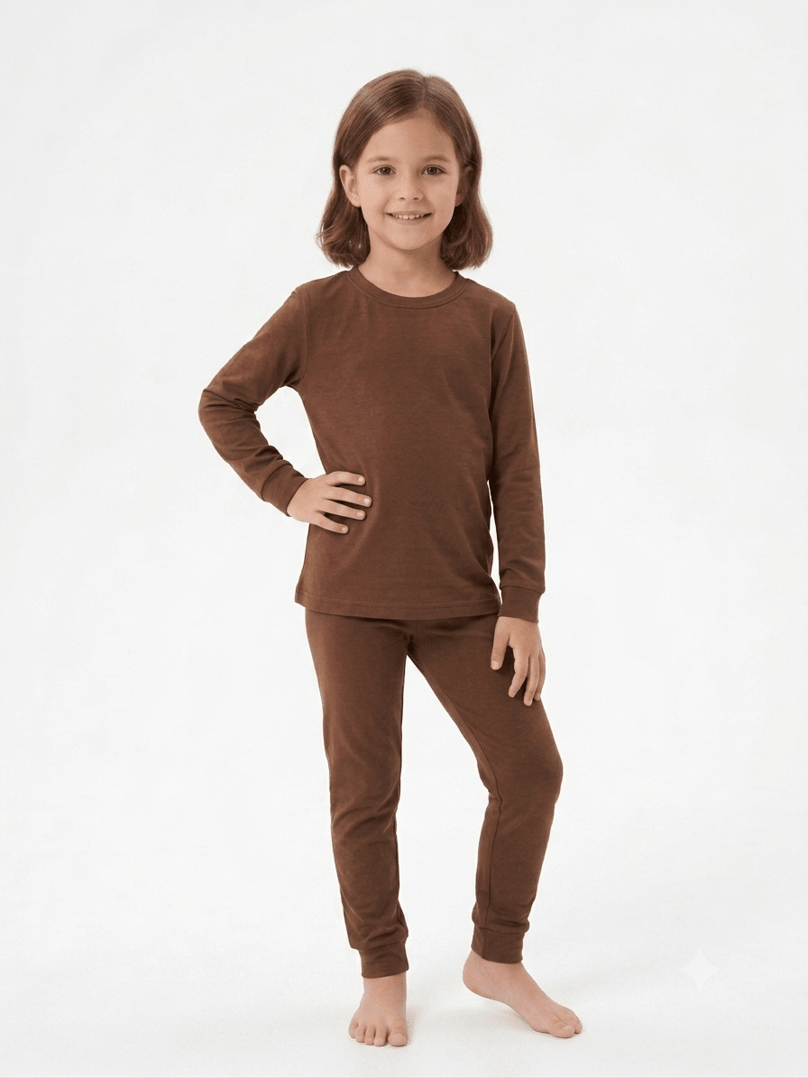 Cacao Dream Long Niña - Reset Loungewear