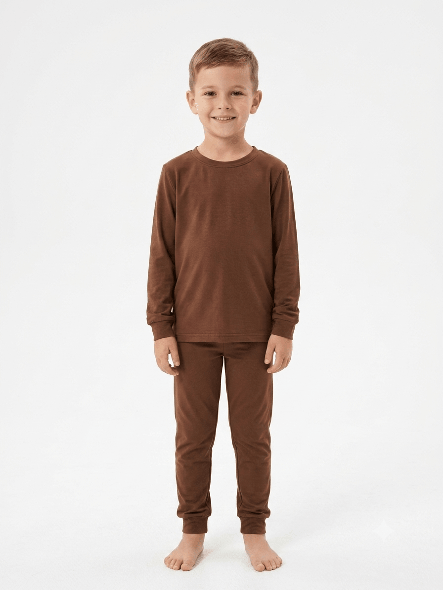 Cacao Dream Long Niño - Reset Loungewear