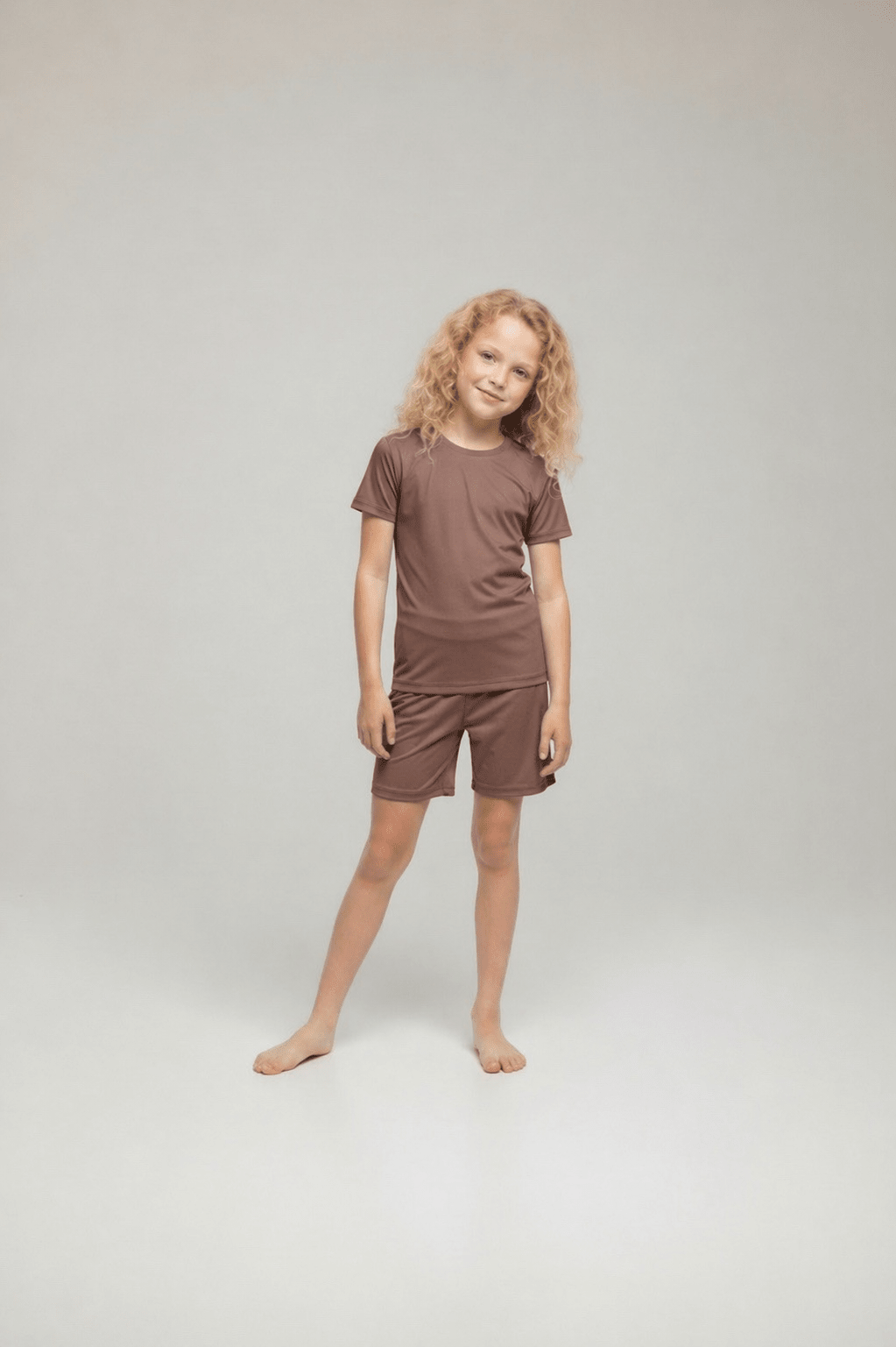 Cacao Dream Shorts Niña - Reset Loungewear