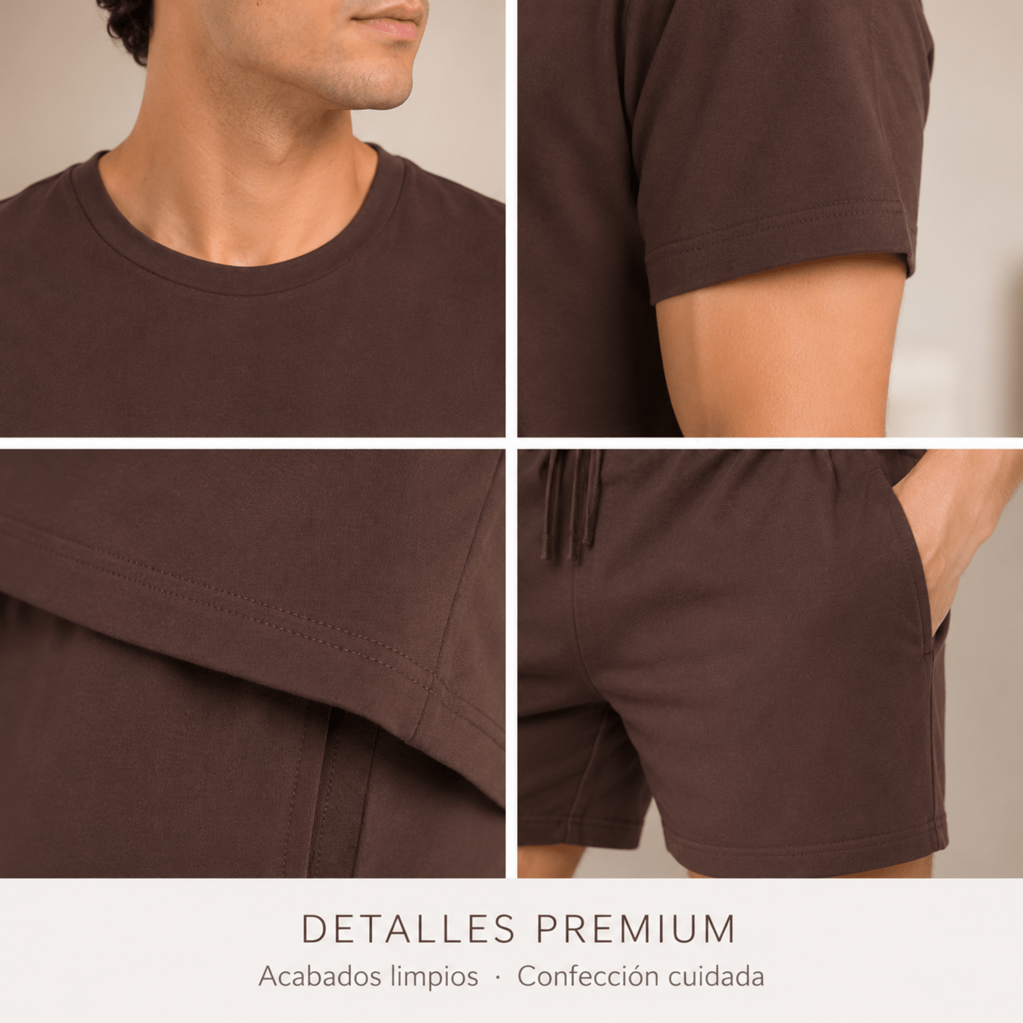 Cacao - Essential Set For Him - Reset Loungewear