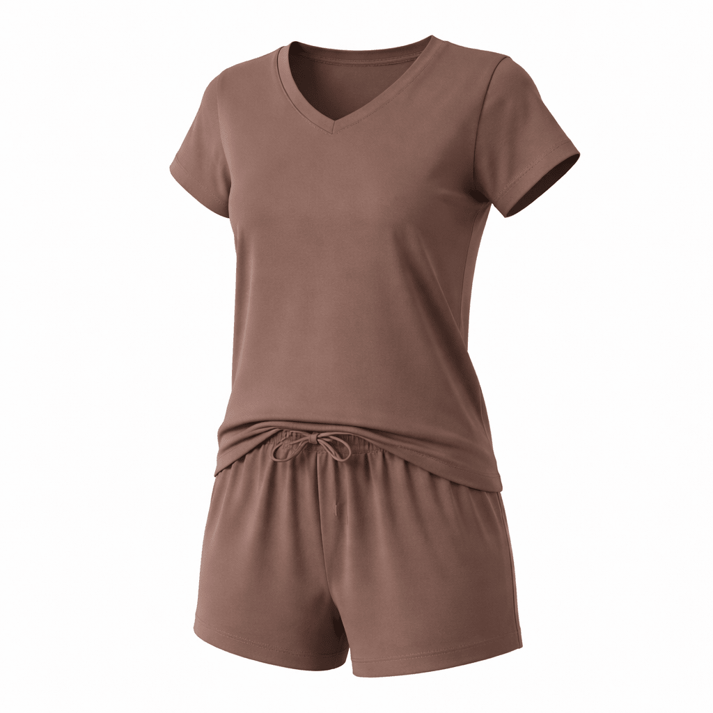 Cacao Shorts For Her - Reset Loungewear