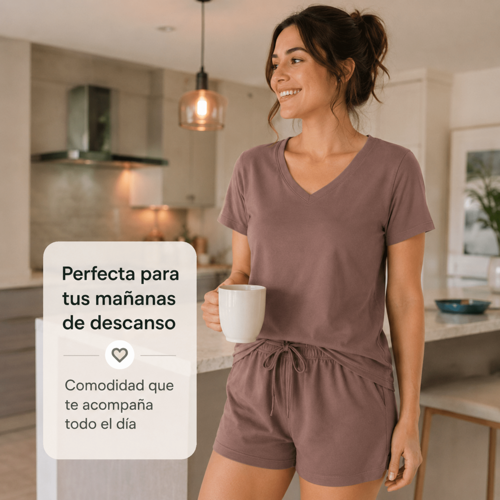 Cacao Shorts For Her - Reset Loungewear