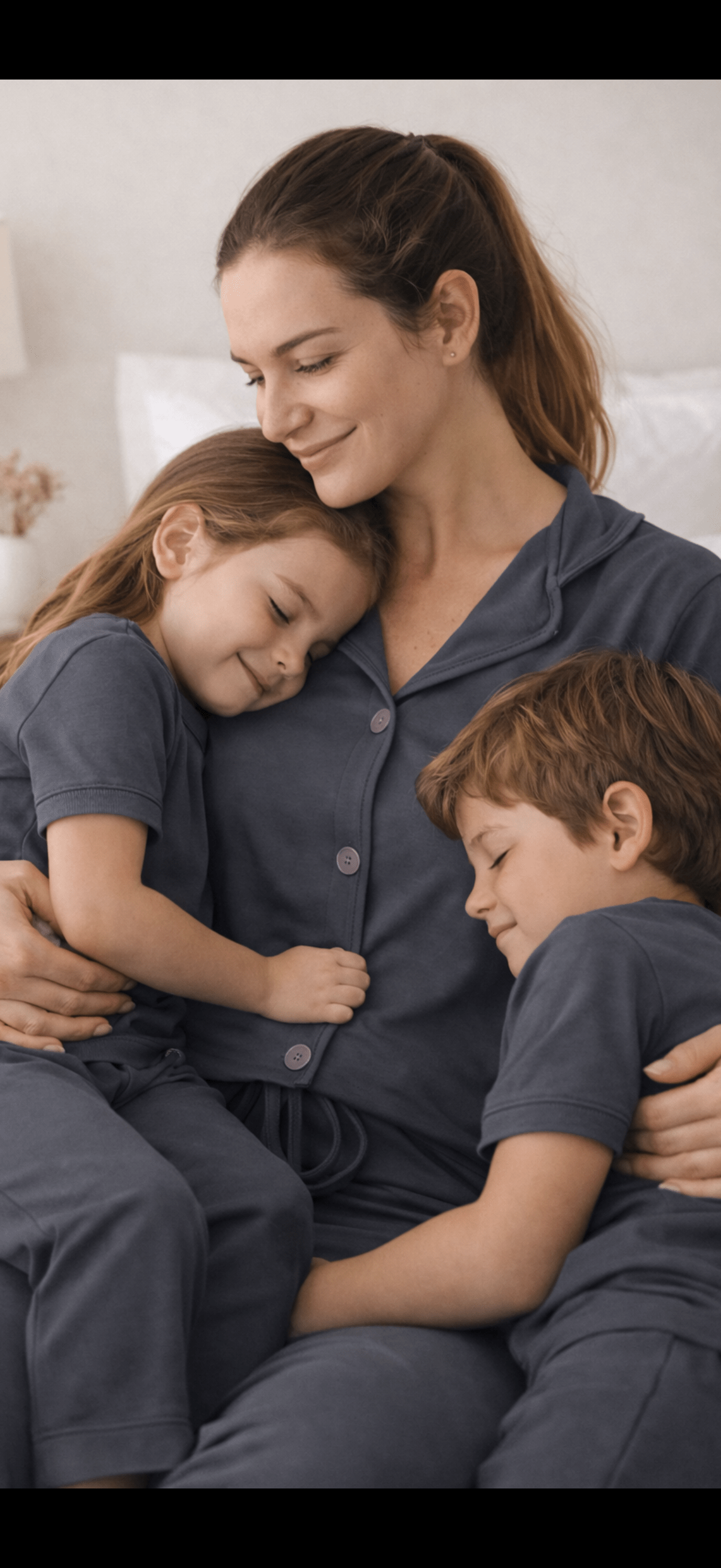Carbon - Button Set For Her - Reset Loungewear