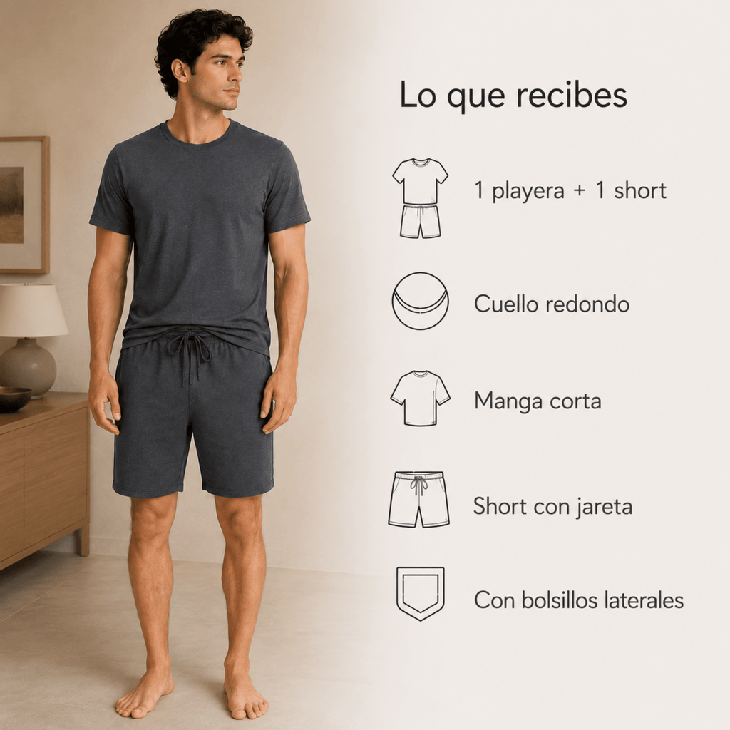 Carbon - Essential Set For Him - Reset Loungewear
