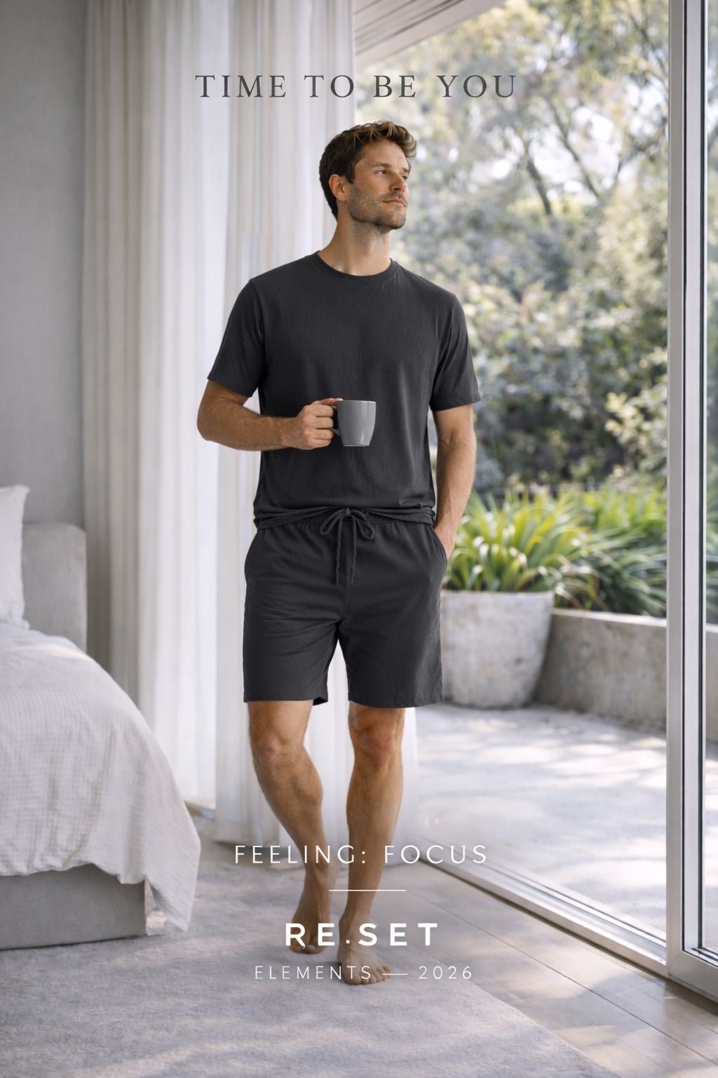 Carbon - Essential Set For Him - Reset Loungewear