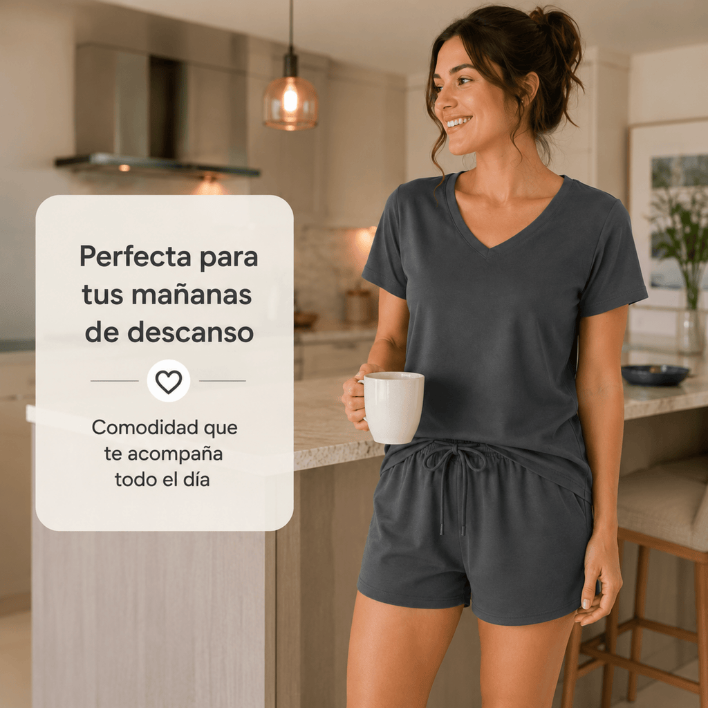 Carbon Shorts For Her - Reset Loungewear