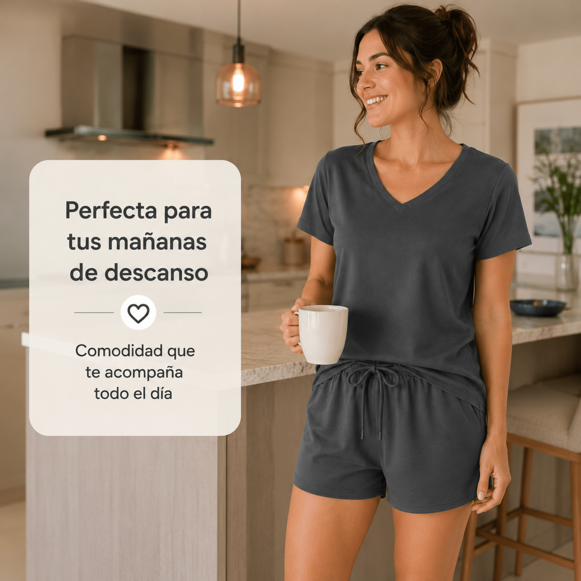 Carbon Shorts For Her - Reset Loungewear