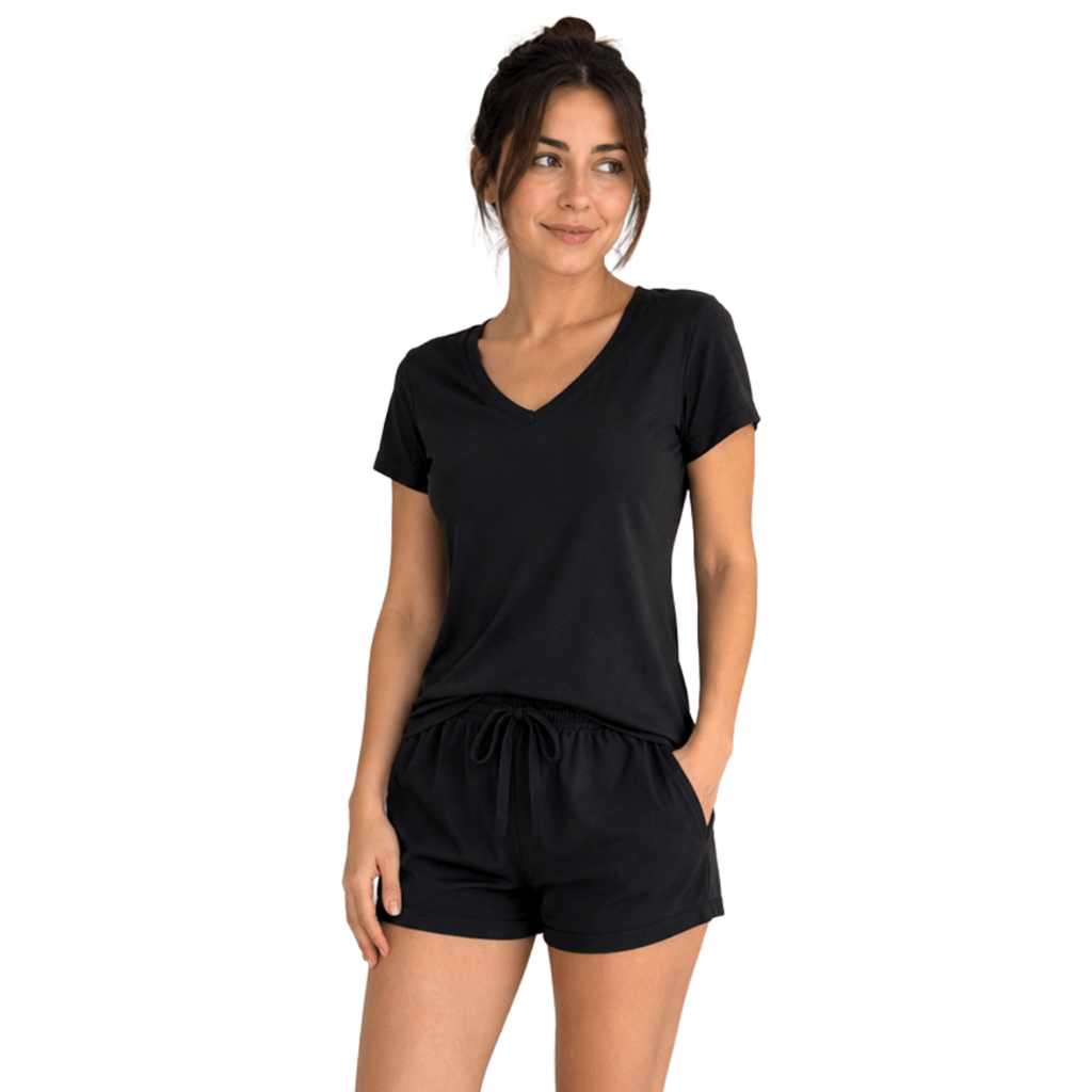 Chill Out Short Black - Reset Loungewear