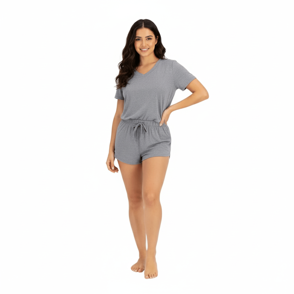 Chill Out Short Light Grey - Reset Loungewear