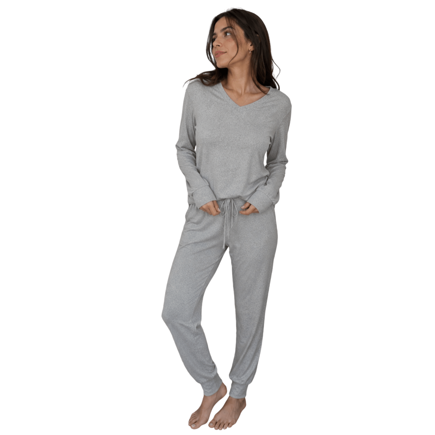 Classic Gray Women Manga Larga - Reset Loungewear