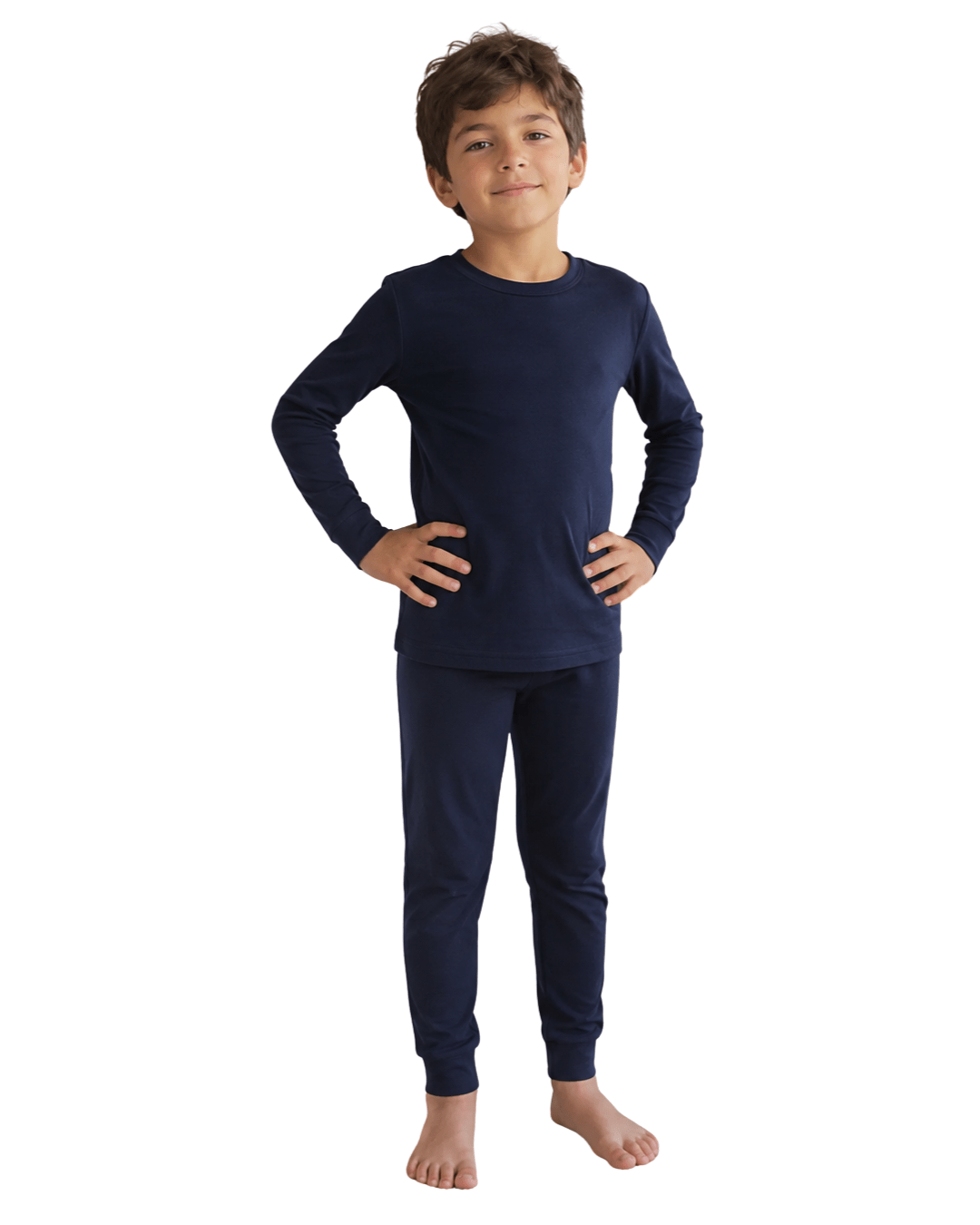 Classic Navy Niño Manga Larga - Reset Loungewear