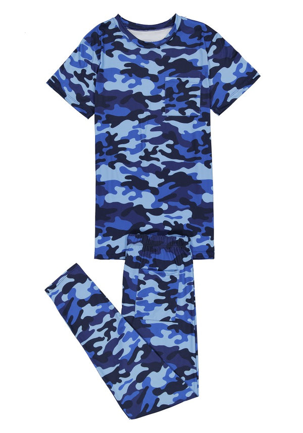 Army Blue Men Pantalon