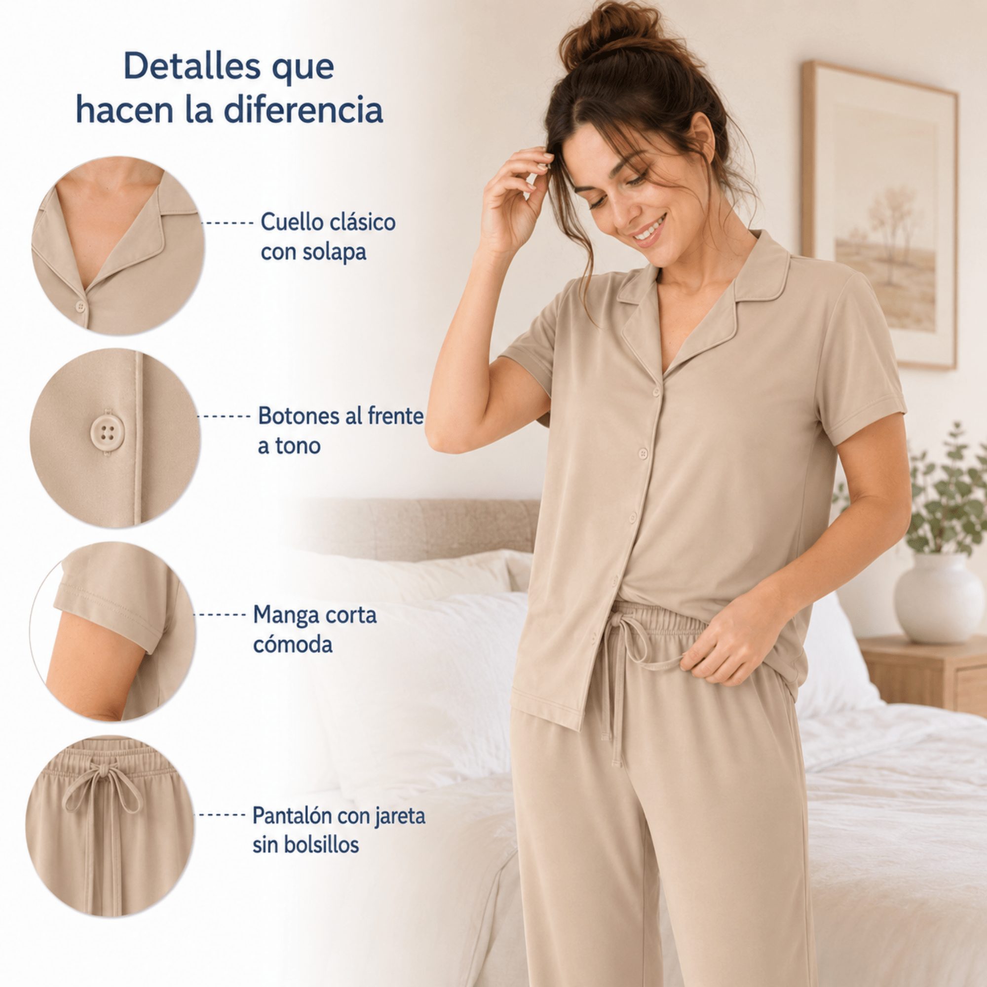 Dune - Button Set For Her - Reset Loungewear
