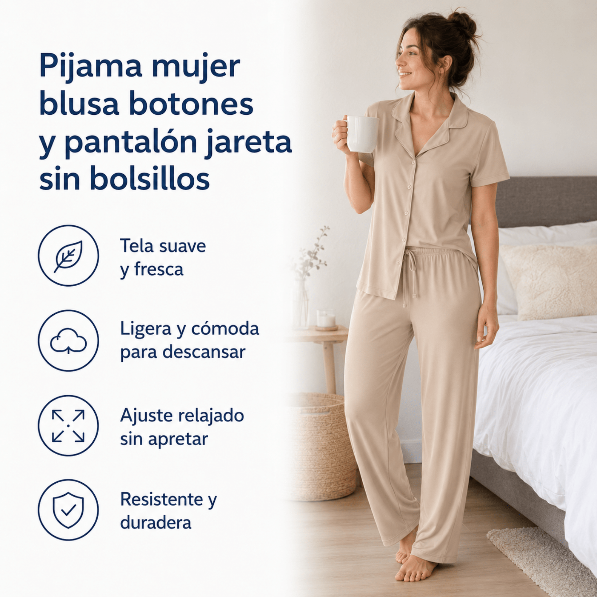 Dune - Button Set For Her - Reset Loungewear