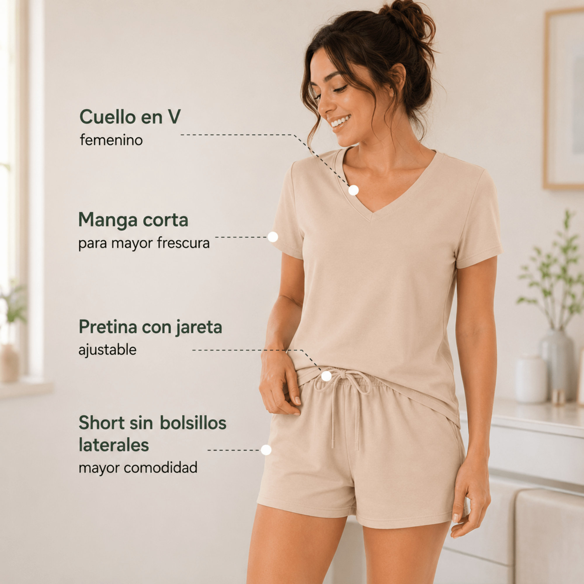 Dune Shorts For Her - Reset Loungewear