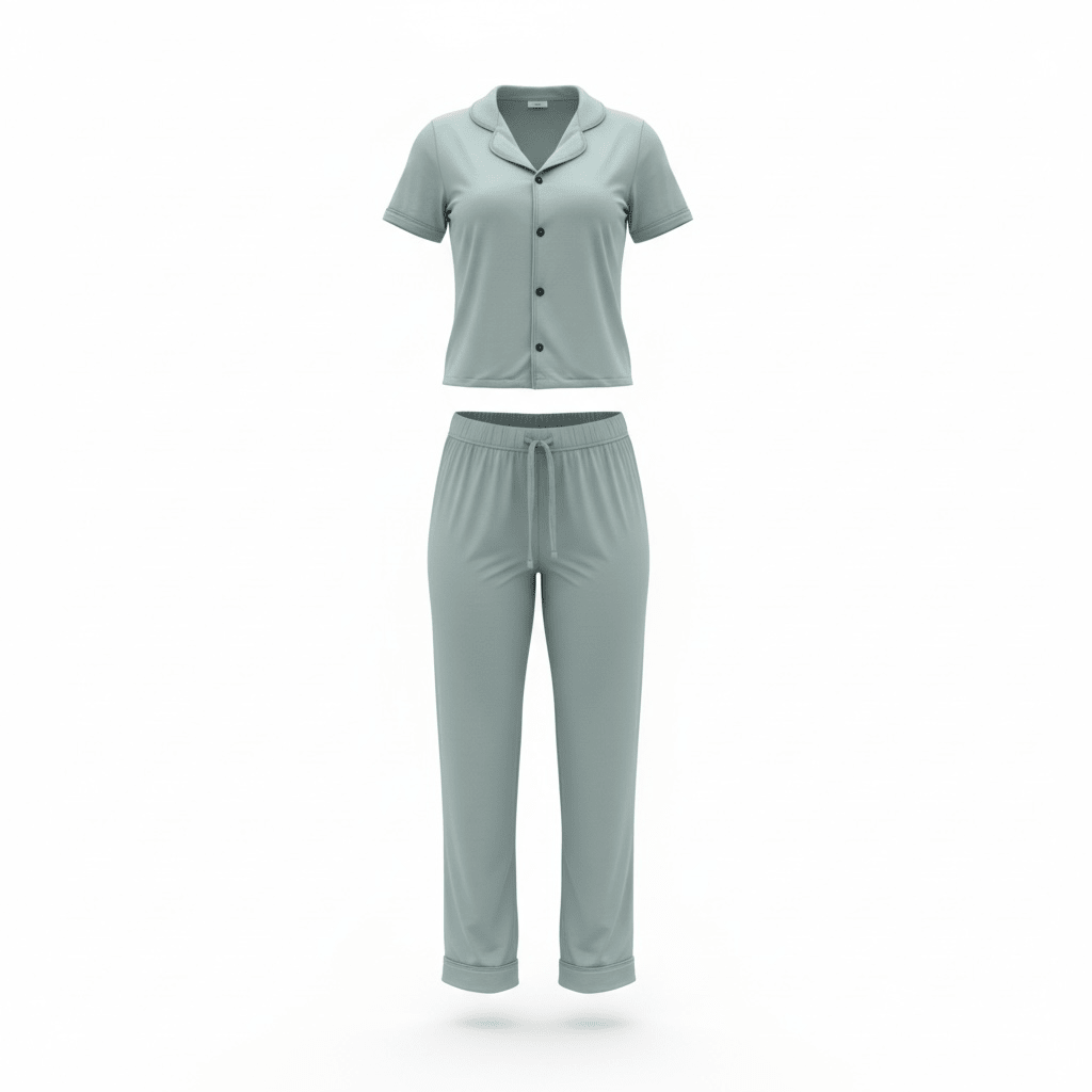 Eucalyptus - Button Set For Her - Reset Loungewear