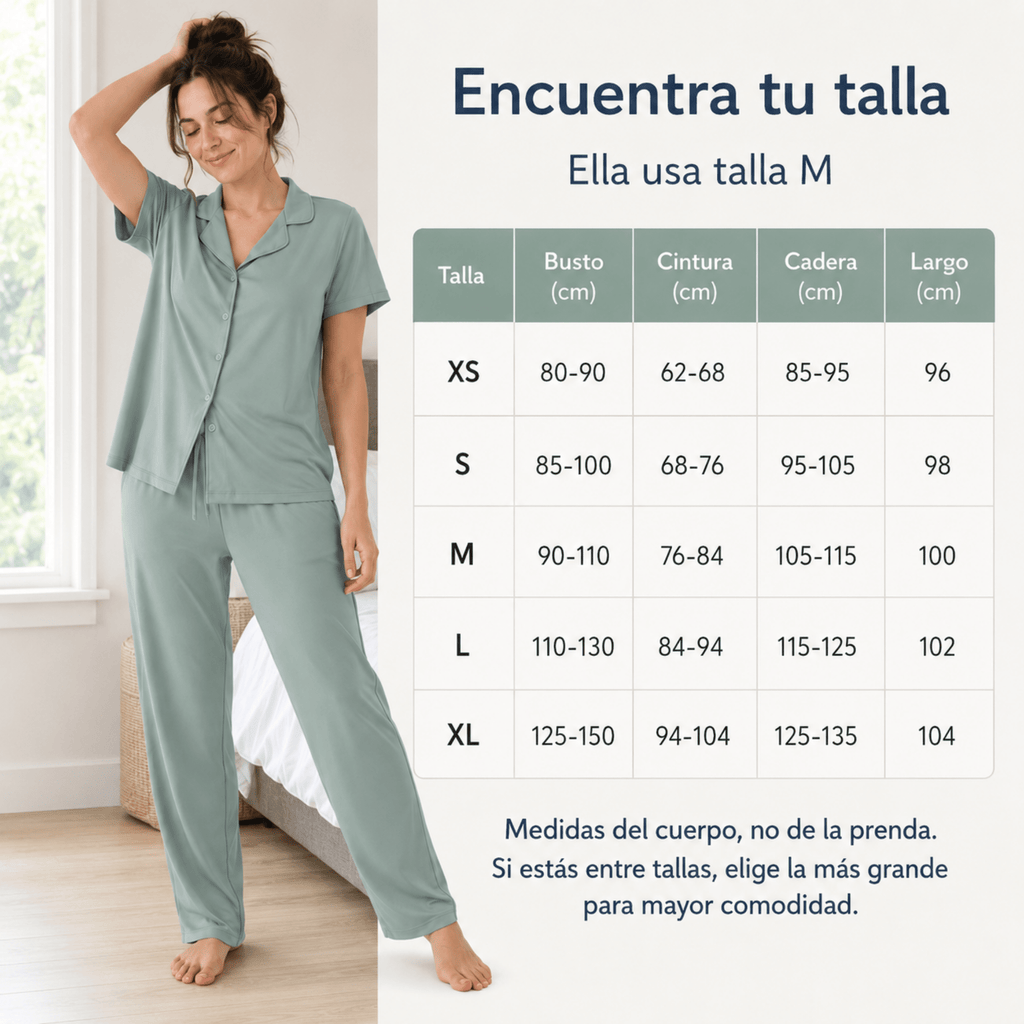 Eucalyptus - Button Set For Her - Reset Loungewear