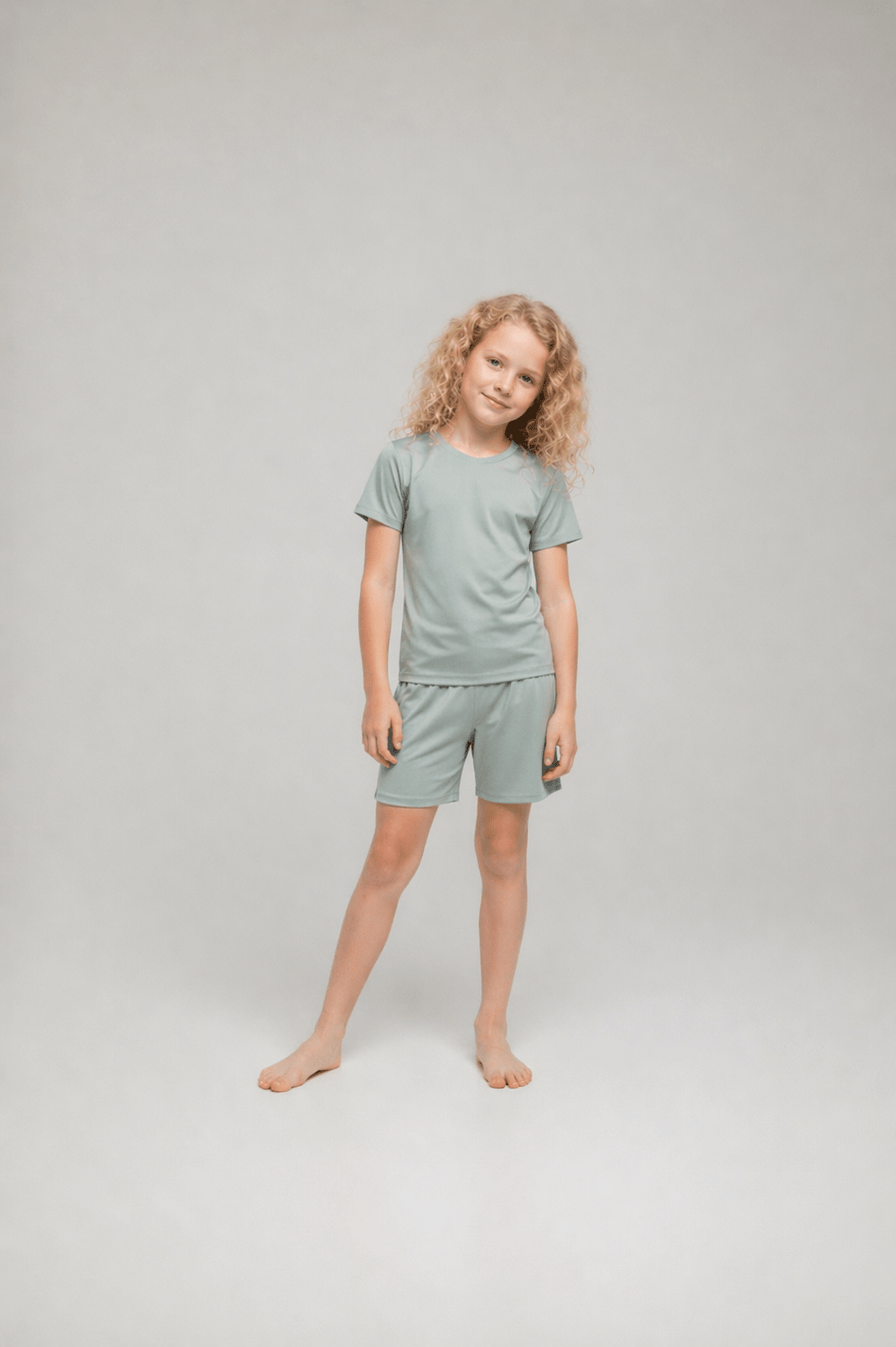 Eucalyptus Dream Shorts Niña - Reset Loungewear