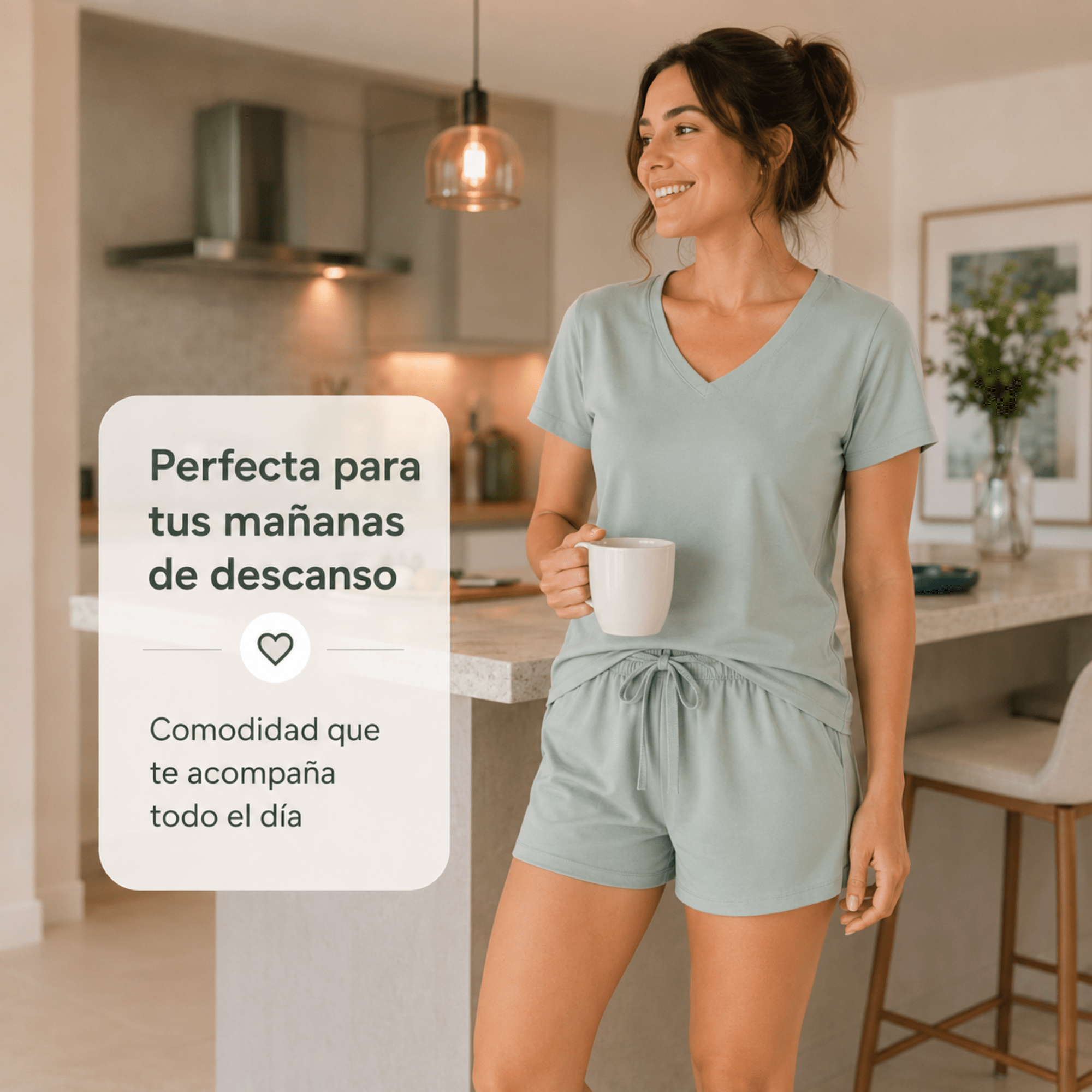 Eucalyptus Shorts For Her - Reset Loungewear