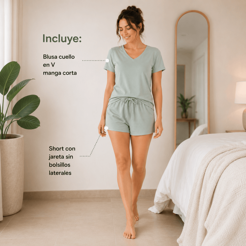 Eucalyptus Shorts For Her - Reset Loungewear