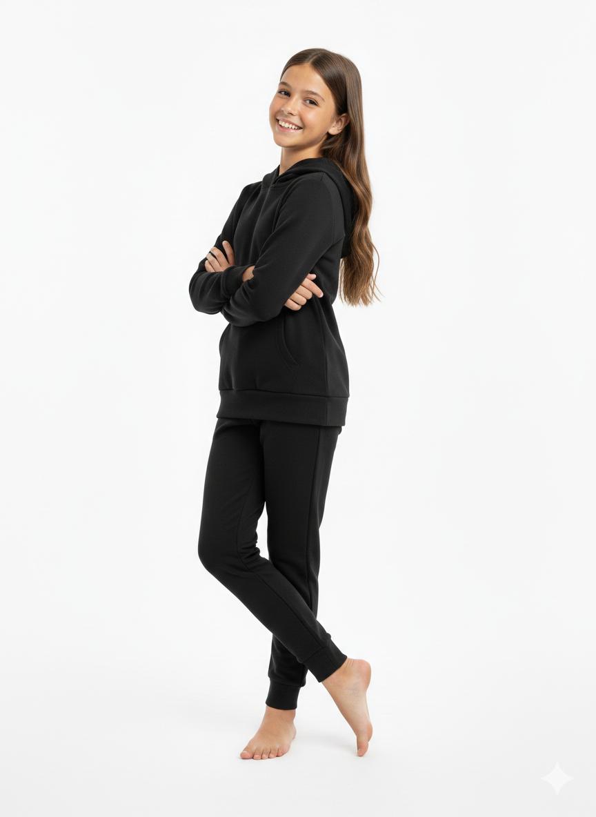 Everyday Essentials Black niñas - Reset Loungewear