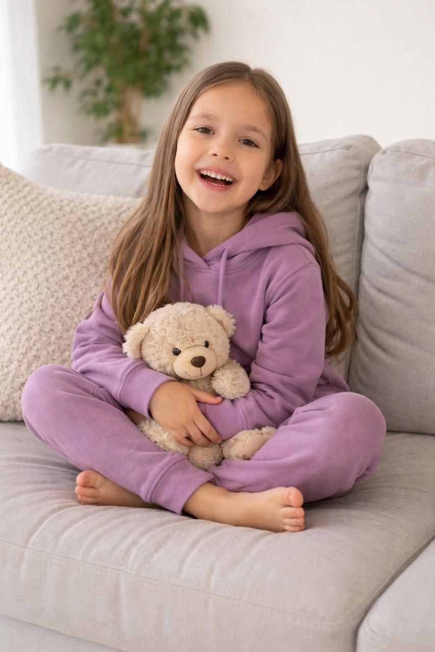 Everyday Essentials Purple niña - Reset Loungewear