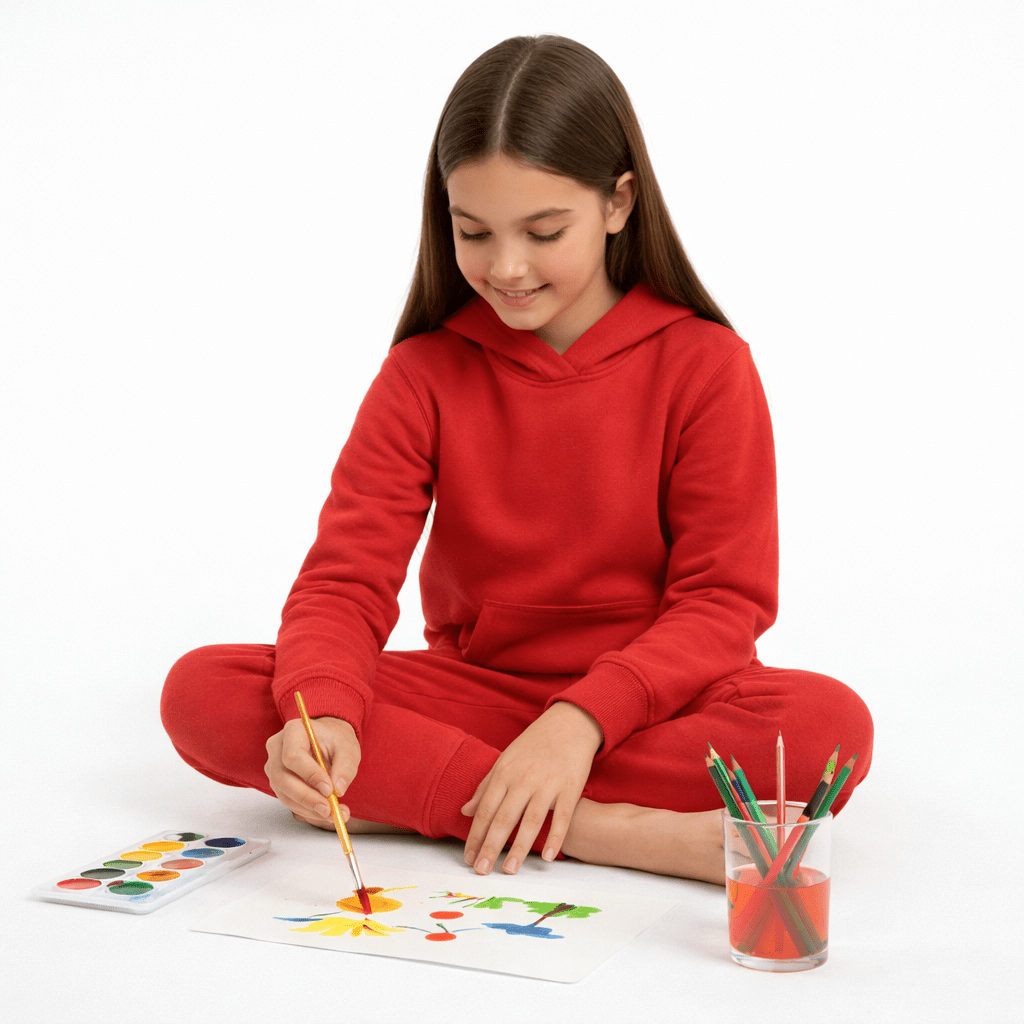Everyday Essentials Red niña - Reset Loungewear