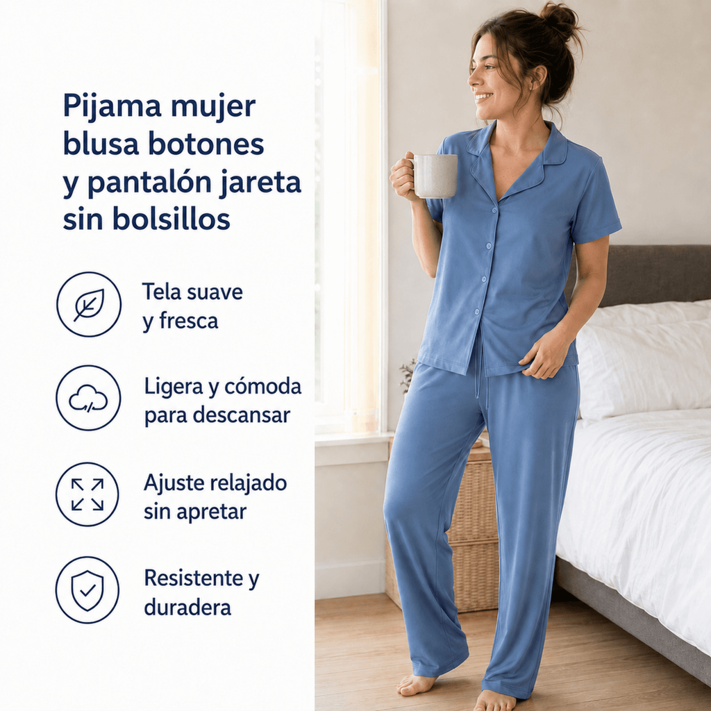 Lagoon - Button Set For Her - Reset Loungewear