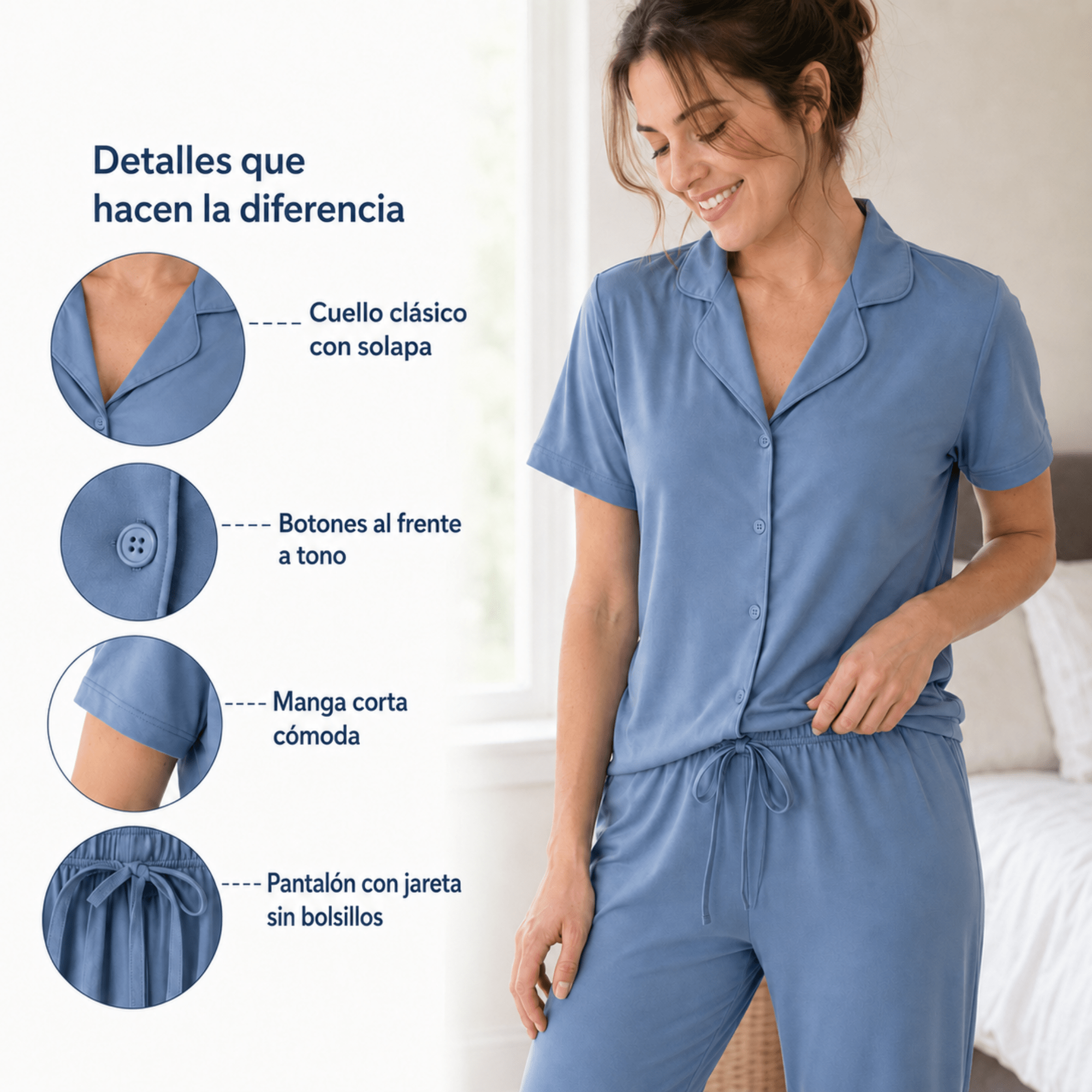 Lagoon - Button Set For Her - Reset Loungewear