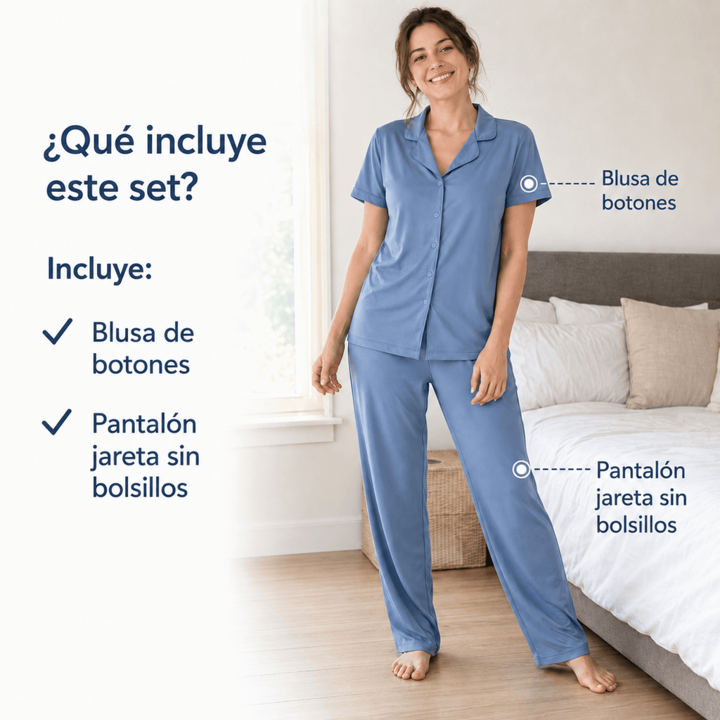 Lagoon - Button Set For Her - Reset Loungewear