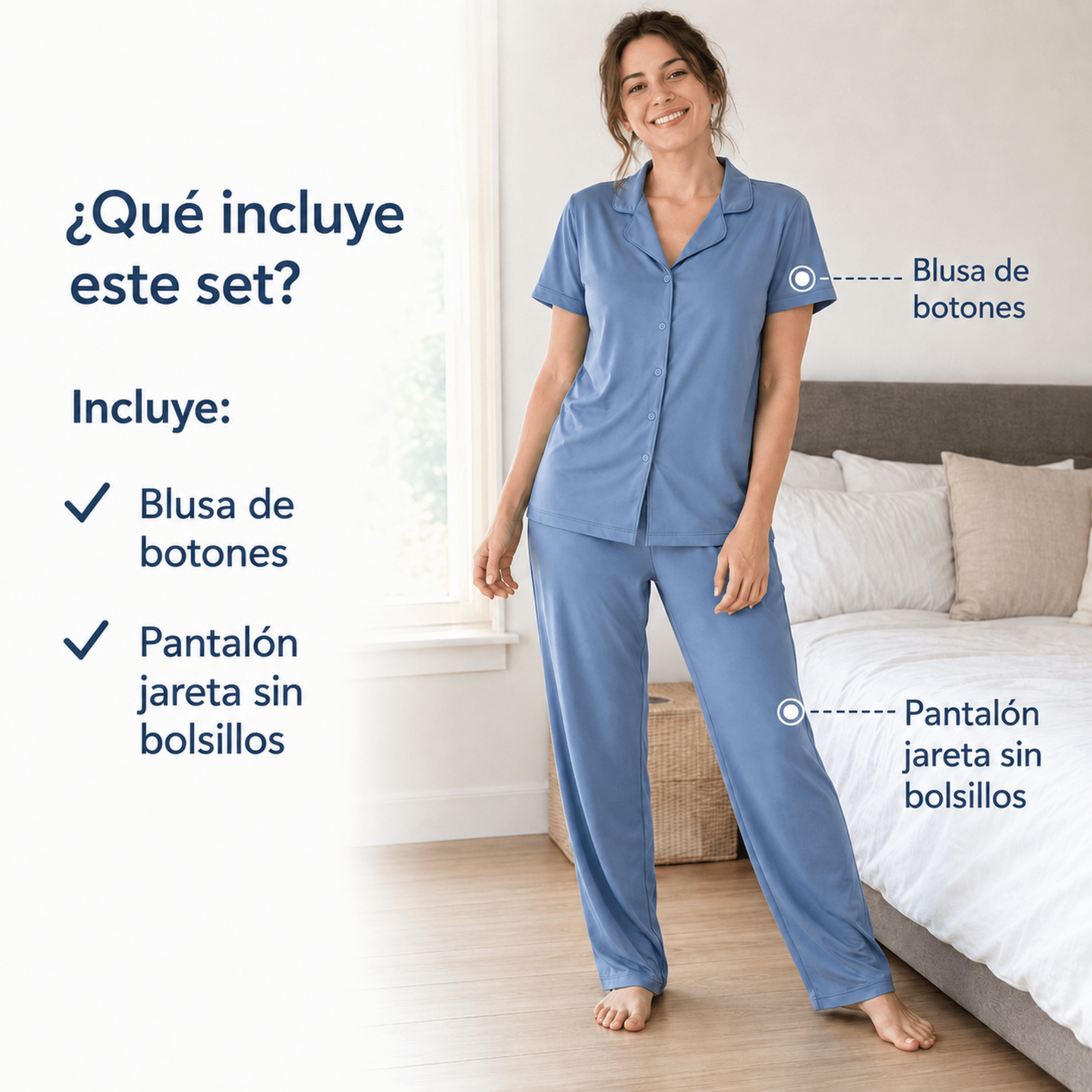 Lagoon - Button Set For Her - Reset Loungewear