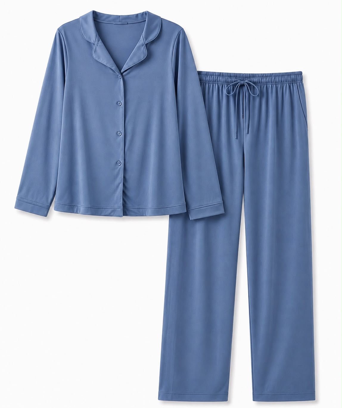 Lagoon Essential Button Set For Her - Reset Loungewear