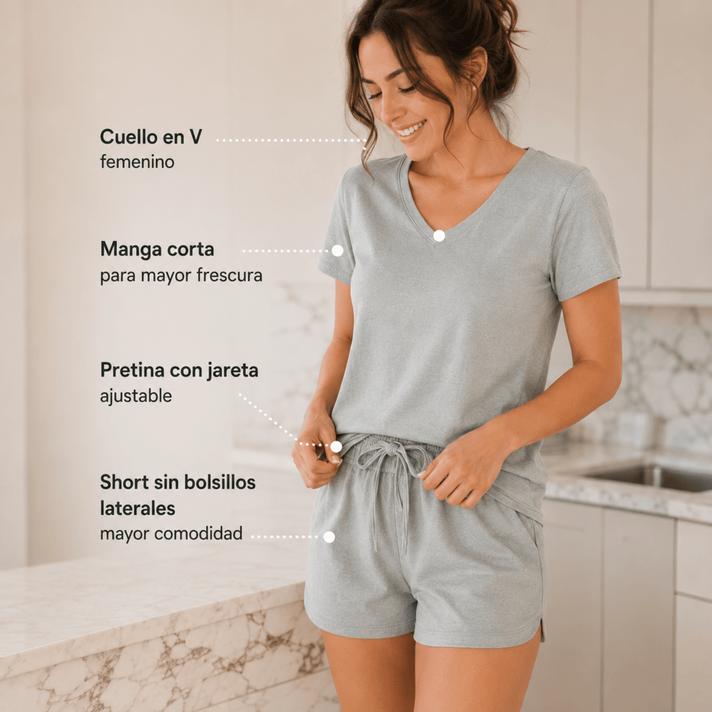 Mist Shorts For Her - Reset Loungewear