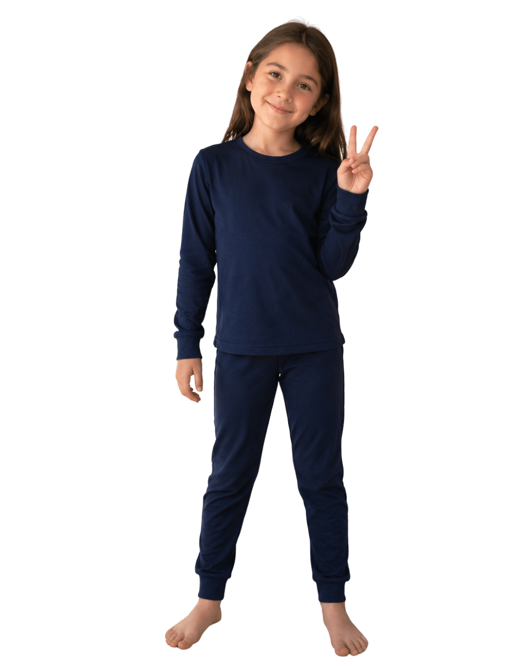 Navy Girls Manga Larga - Reset Loungewear