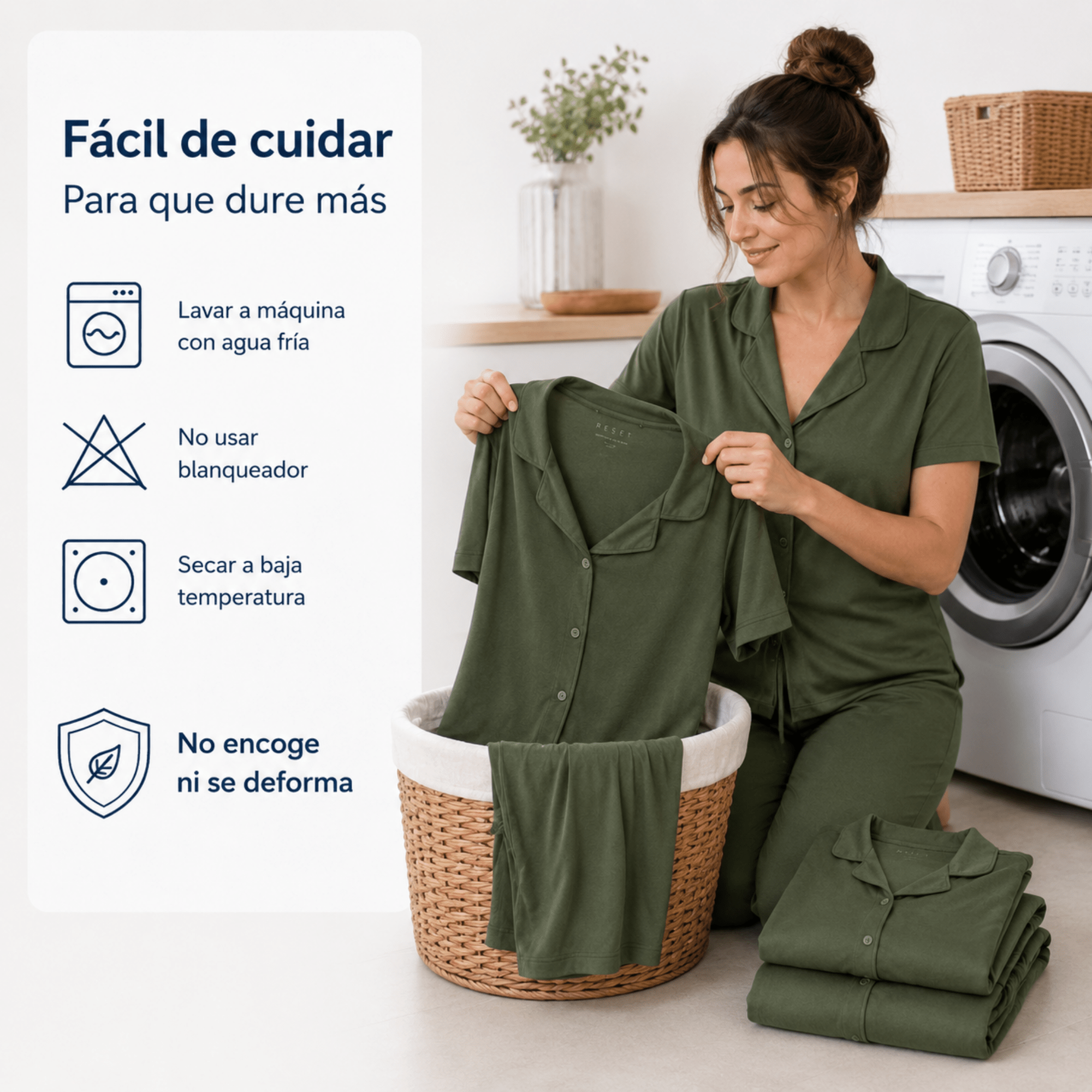 Olive-Button Set For Her - Reset Loungewear