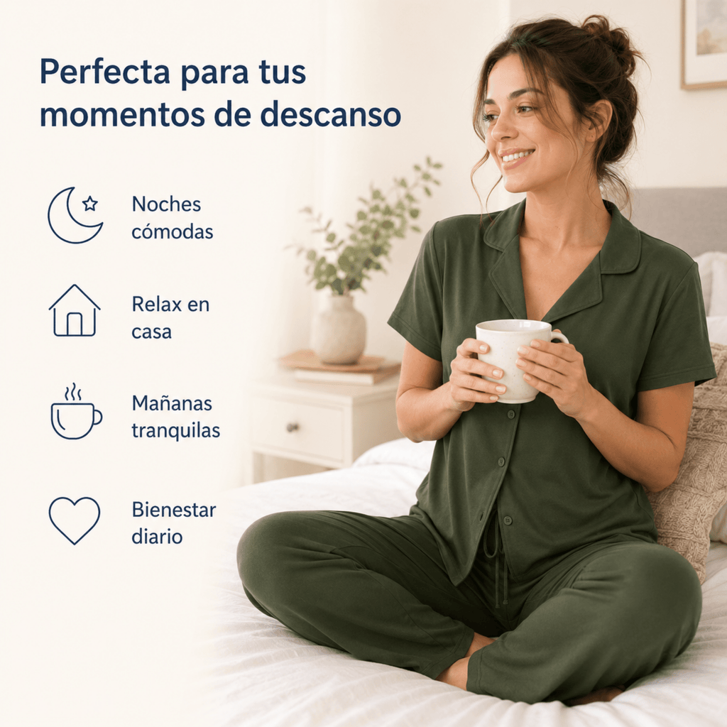 Olive-Button Set For Her - Reset Loungewear