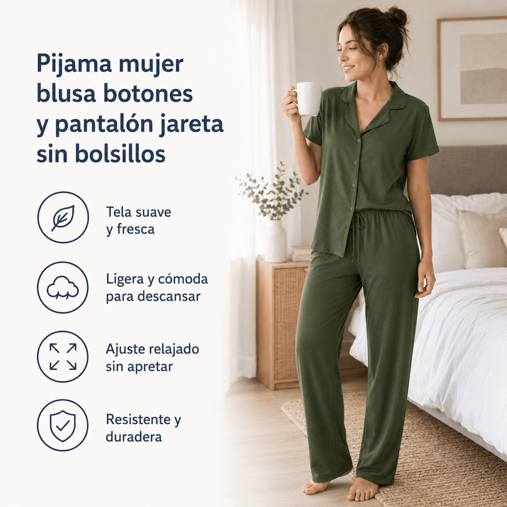 Olive-Button Set For Her - Reset Loungewear