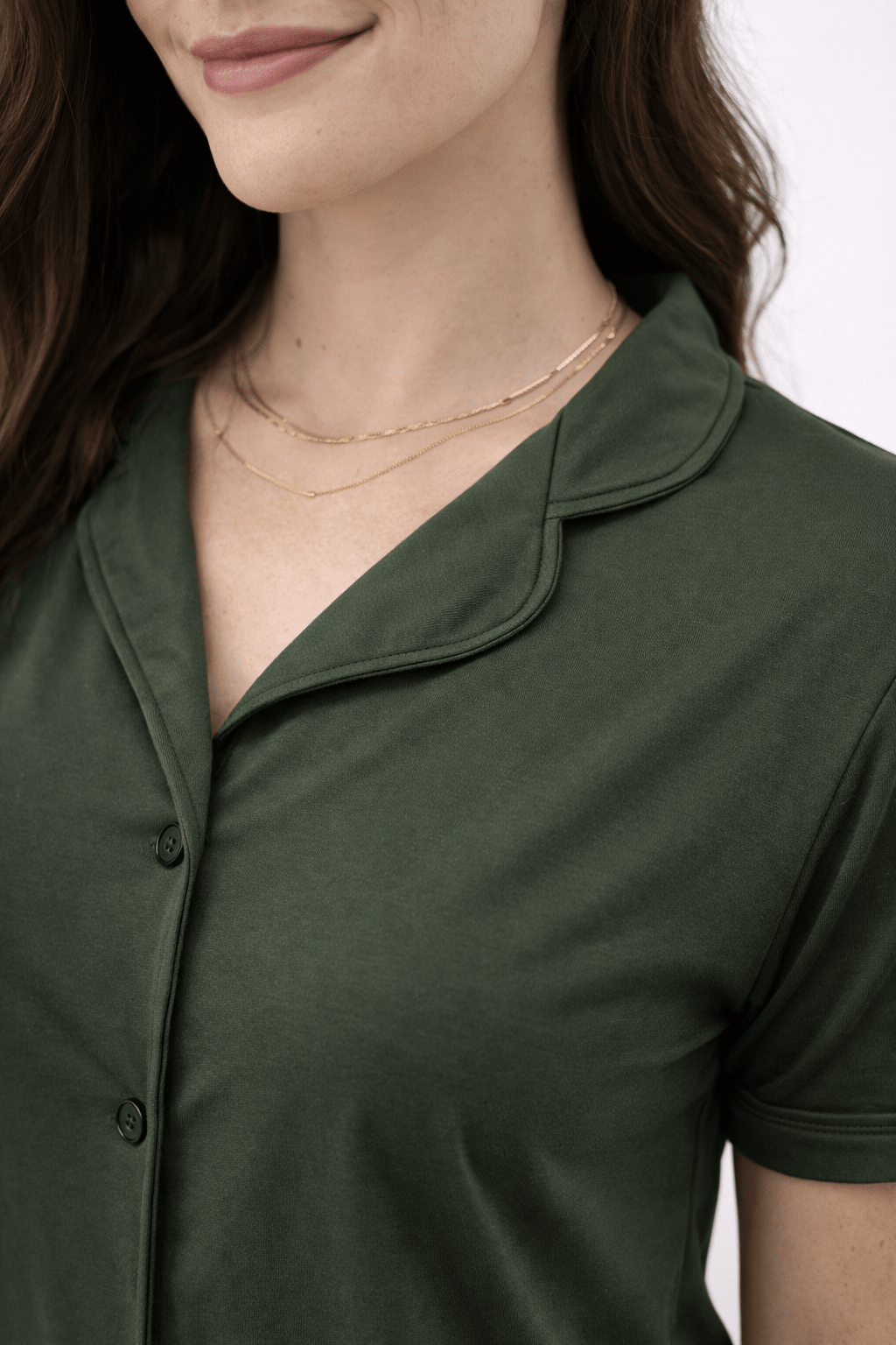 Olive - Button Set For Her - Reset Loungewear